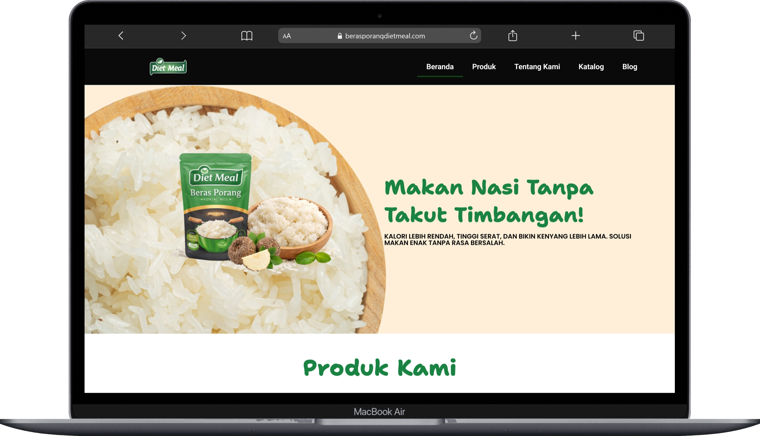 Beras Porang Diet Meal